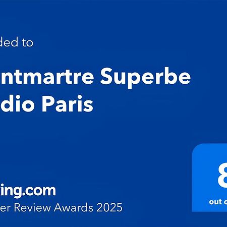 Montmartre Superbe Studio Paris Free Netflix Kültér fotó